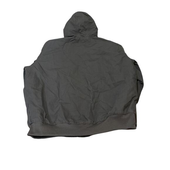 Carhartt Men's 4XL Tall Gravel Cotton Loose Fit Washed Duck Insulated Jacket New - Picture 2 of 4
